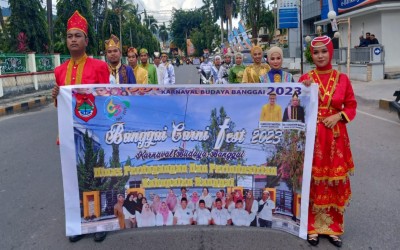 Disdagrin Banggai Ikut Meriahkan Banggai Carnifest 2023