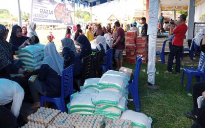 Meriahkan Sport Tourism Run De Bunta, Disdagrin Banggai Laksanakan Pasar Murah