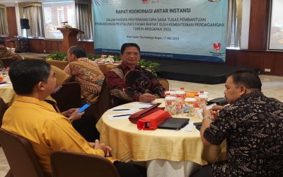 Disdagrin Banggai Hadiri Kegiatan Rakor Antar Instansi Di Bogor Dalam Rangka Penyerahan DIPA Oleh Kemendag